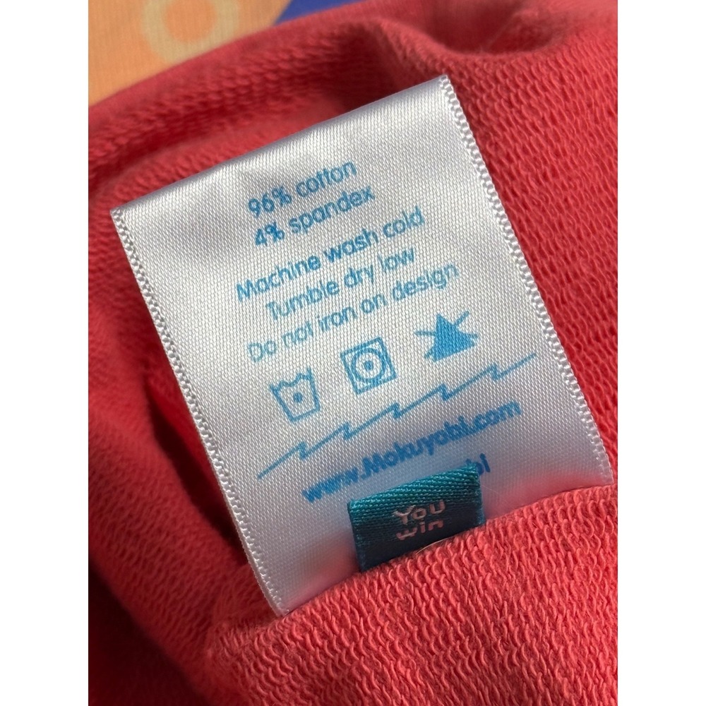 EUC Mokuyobi Women's Size S "No Spiders" Sweatshirt USA Made Pullover Coral - Picture 11 of 12